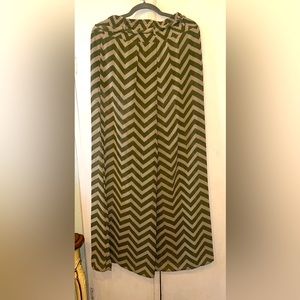 Women's large wide leg sheer pants with shorts underneath